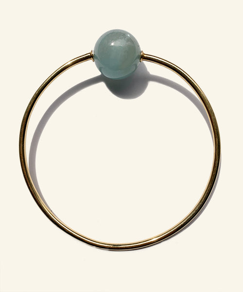 Aquamarine Arm ring