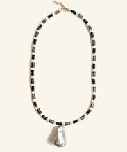 Load image into Gallery viewer, Boudicca necklace with baroque white pearl
