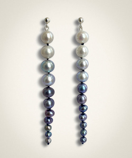 Lydia mixed pearl earrings