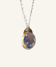 Load image into Gallery viewer, HOLD BACK THE NIGHT Ocean Jasper Medallion
