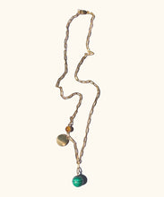 Load image into Gallery viewer, Solstice Malachite chain necklace
