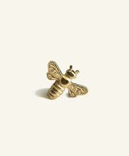Load image into Gallery viewer, Bee gold stud
