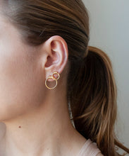 Load image into Gallery viewer, Cardea grande gold earrings
