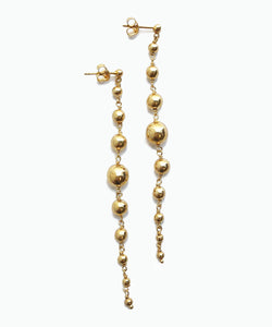 Align gold bauble earrings