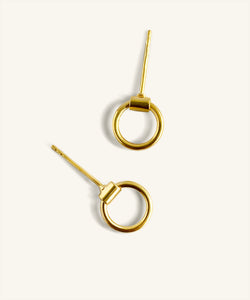 Cardea piccolo gold earrings