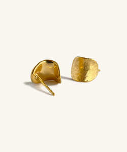 Pellonia gold earrings