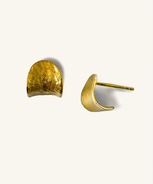Pellonia gold earrings