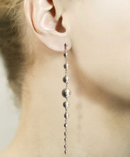 Load image into Gallery viewer, Align Silver bauble earrings
